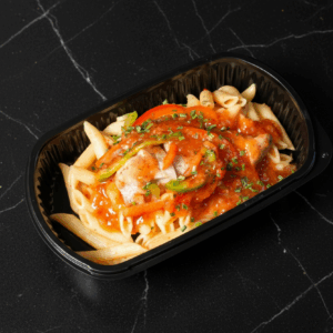 Salt & pepper chicken pasta