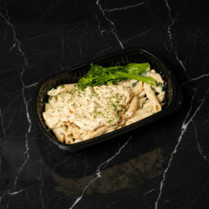 Pan fried cajun salmon pasta